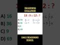 Number Analogy|™ Reasoning|™ Number Patterns|™ ssc |™ cgl |™ chsl |™ ntpc