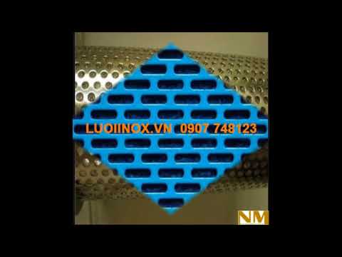 Video Lưới inox đục lỗ 304, inox 201, inox không gỉ - youtube