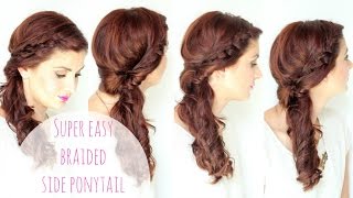 Simple Side Braided Hairstyle