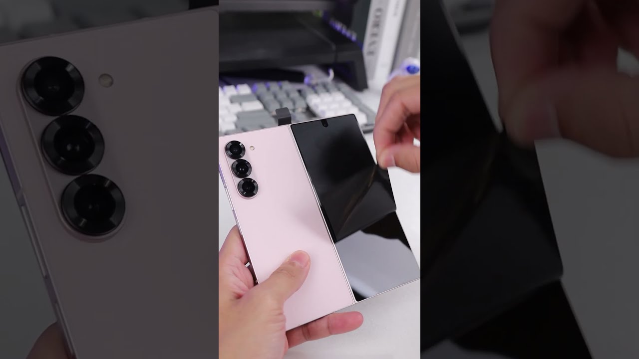 Pink Z Fold 6 Unboxing ASMR 