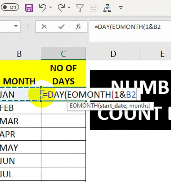 How To Count Days In Excel shorts youtubeshorts advanceexcel How To Count Days In Excel shorts youtubeshorts advanceexcel