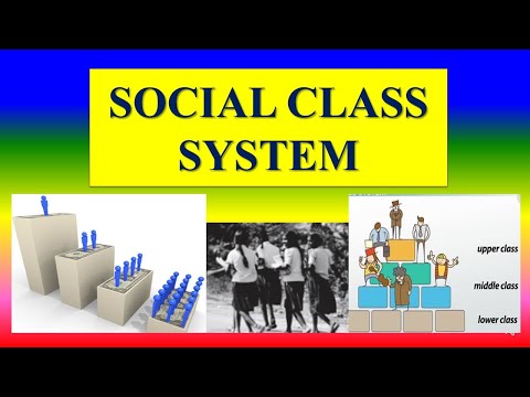 SOCIAL CLASS SYSTEM – Sociology