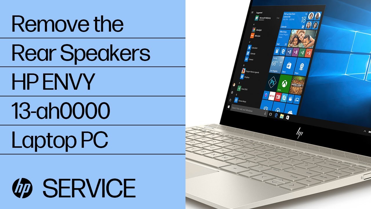 how to change wifi password How to Remove the Rear Speakers | HP ENVY 13-ah0000 Laptop PC