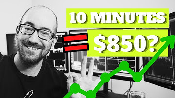 Making $850 in 10 Minutes Day Trading Stocks (LIVE TRADING)