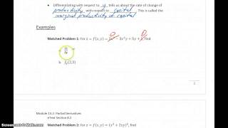 MATH 151 Module 13.2 Matched Problem 1