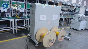 Bozwang Automatic Wire Stripping Machine+Four Axis Wire Feeder+Automatic Winding Machine