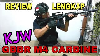 Review lengkap unit GBBR M4 Carbine KJW #airsoftgun #attafstacticul #GBBR #KJW