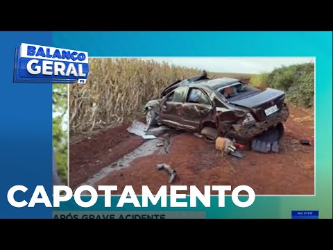 Motorista morre após grave acidente na BR 369, entre Corbélia e Cascavel