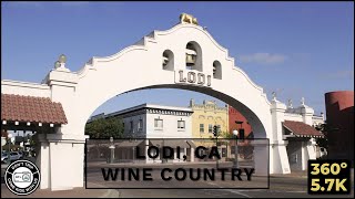 Lodi, CA - 5.7K - VR 360 - Driving Tour - LOFI