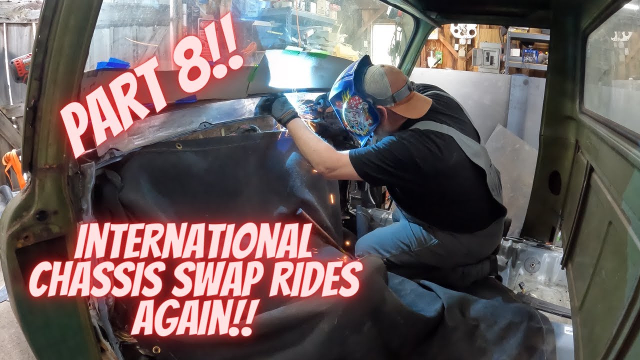 International 1210 chassis swap to a Mercury Marquis Part 8! She rises from the ashes. Check it out!