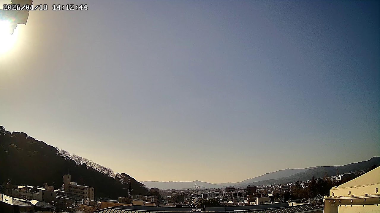 京都府京都市左京区北白川久保田町ライブカメラ Kyoto Sakyo Live camera.world.cam