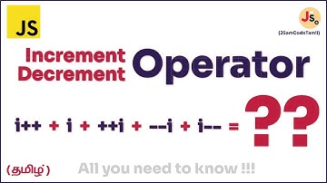 Increment and Decrement Operator in 6 Minutes | You will never be confused again.
