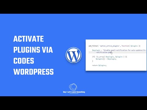 WordPress plugins: How to activate plugins programmatically (via code)? | 2022