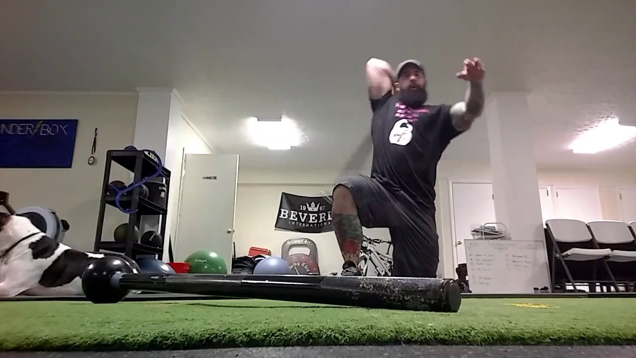perfect kettlebell swing form One arm Mace 360 Kneeling Variations 3 to 1 ladder,