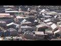 Inside a Gaza tent city housing displaced Palestinians near Egypt border