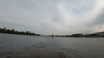 River confluence, Lyon, France | 4K