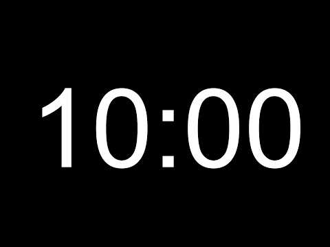 10 Hour Deep Focus Session | Minimal Countdown Timer