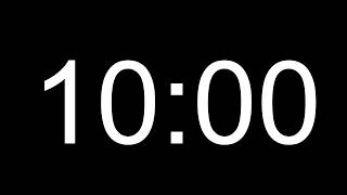 10 Hour Deep Focus Session | Minimal Countdown Timer