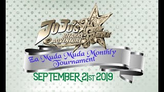 JoJos All Star Battle: Za Muda Muda Monthly Tournament Sept 21