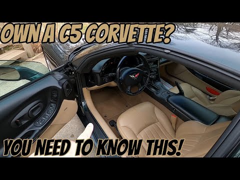 2 SIMPLE ownership items EVERY C5 Corvette owner should KNOW!