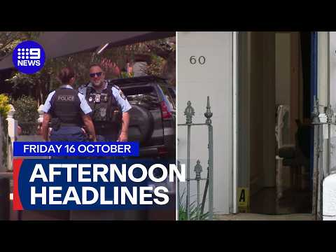 Police search for gunman in Sydney; Jury visits scene in double-murder trial | 9 News Australia