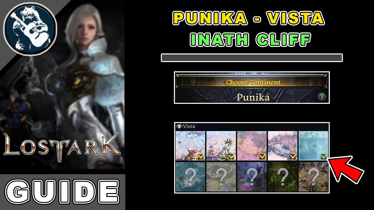 Inath Cliff Vista Location in Lost Ark | Punika Locations Guide