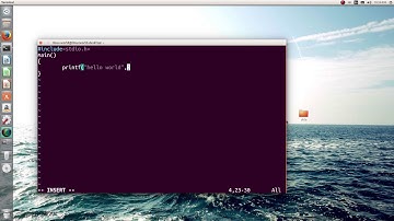 Print hello world | C Programming | Ubuntu | Linux