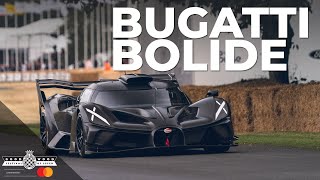 1,600PS+ Bugatti Bolide makes rumbling Goodwood debut