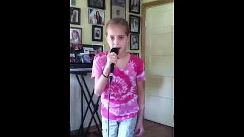 One way ticket cover Leann rimes sung by nine year...