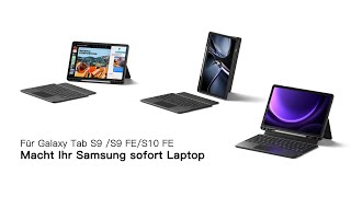 Inateck N0064: Hülle für Samsung Galaxy Tab S10 FE/S9 FE/S9, Hoch-/Querformat Ständer Tastatur screenshot 2