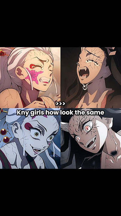 They look soo same ✨🥀 #demonslayer #nezuko #daki ##kny #shinobu #tanjiro #fyp #zenitsu