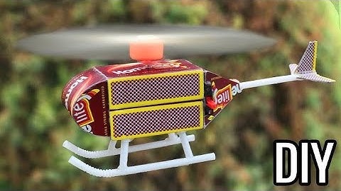 how to make matchbox flying helicopter toy diy🚁| rc helicopter | mini drone science project
