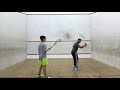 Squash in dubai with coach faheem khan