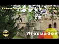 Radweg Wiesbaden Mitte nach Biebrich - Wiesbaden al rio Rhein en bicicleta 4k - Bike 4k.