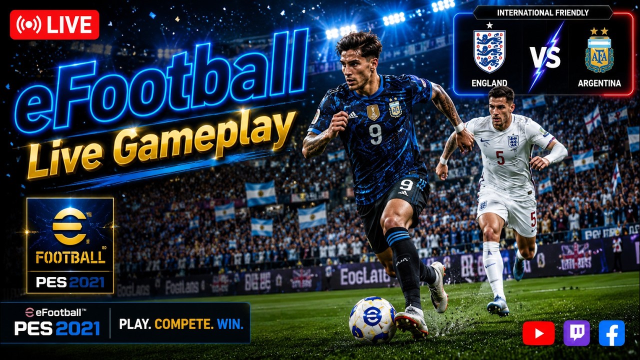🔴 The Beautiful Game Reimagined | eFootball Match Simulation LIVE | PES 2021 - PRS SOUL
