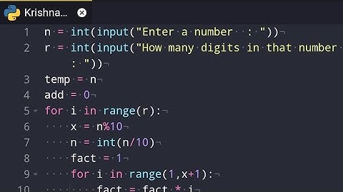 What is a Krishnamurthy Number ? How can we check a number is Krishnamurthy or not !