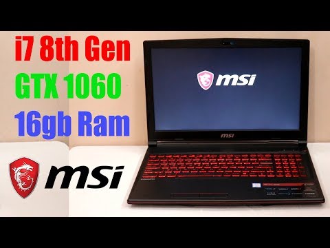 MSI GL63 8RE-455IN | i7 - 8th Gen | GTX 1060 | 16gb Ram - Unboxing & Features 