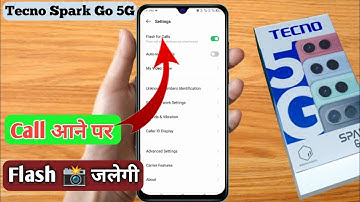 tecno spark go flashlight on Incoming Call | How To Call On Flashlight tecno spark go