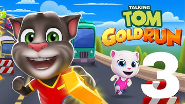 Talking Tom Gold Run – Walkthrough Gameplay Part 3 (IOS/Android)