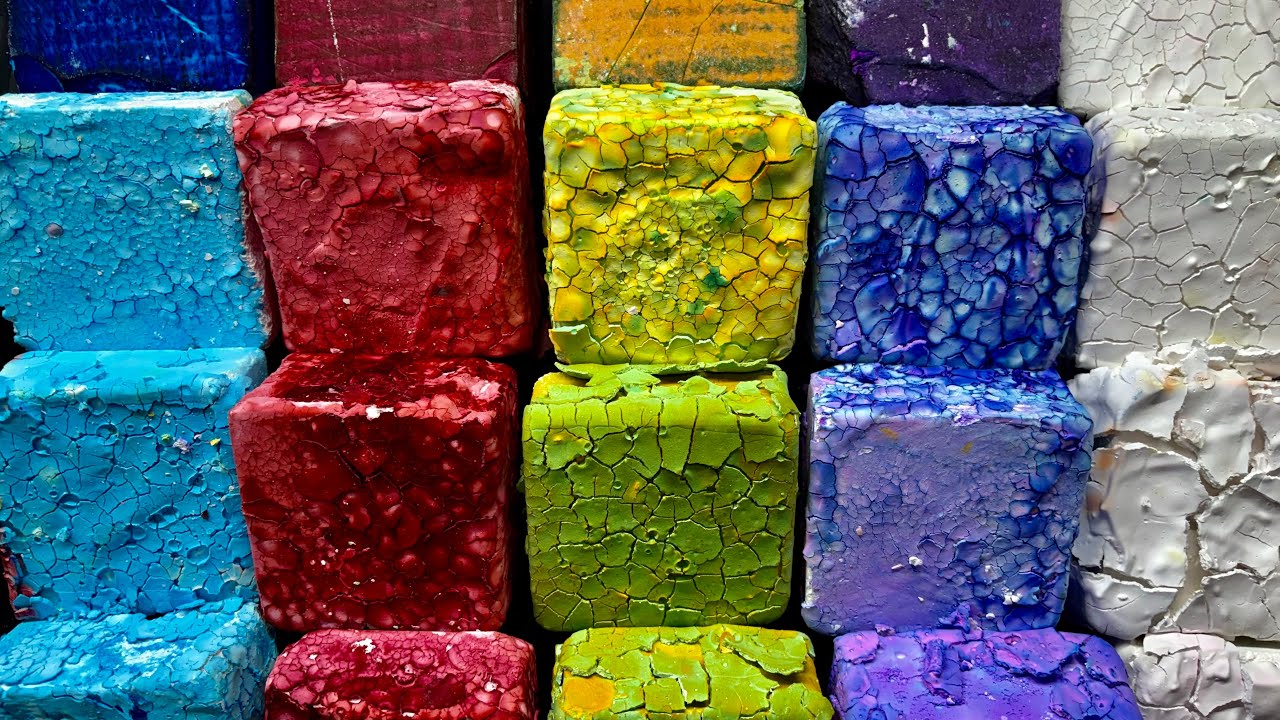 Pasted crunchy homemade 🫠l satisfying crush l crunchy crispy soft l chalk l Asmr l soft chalk l 