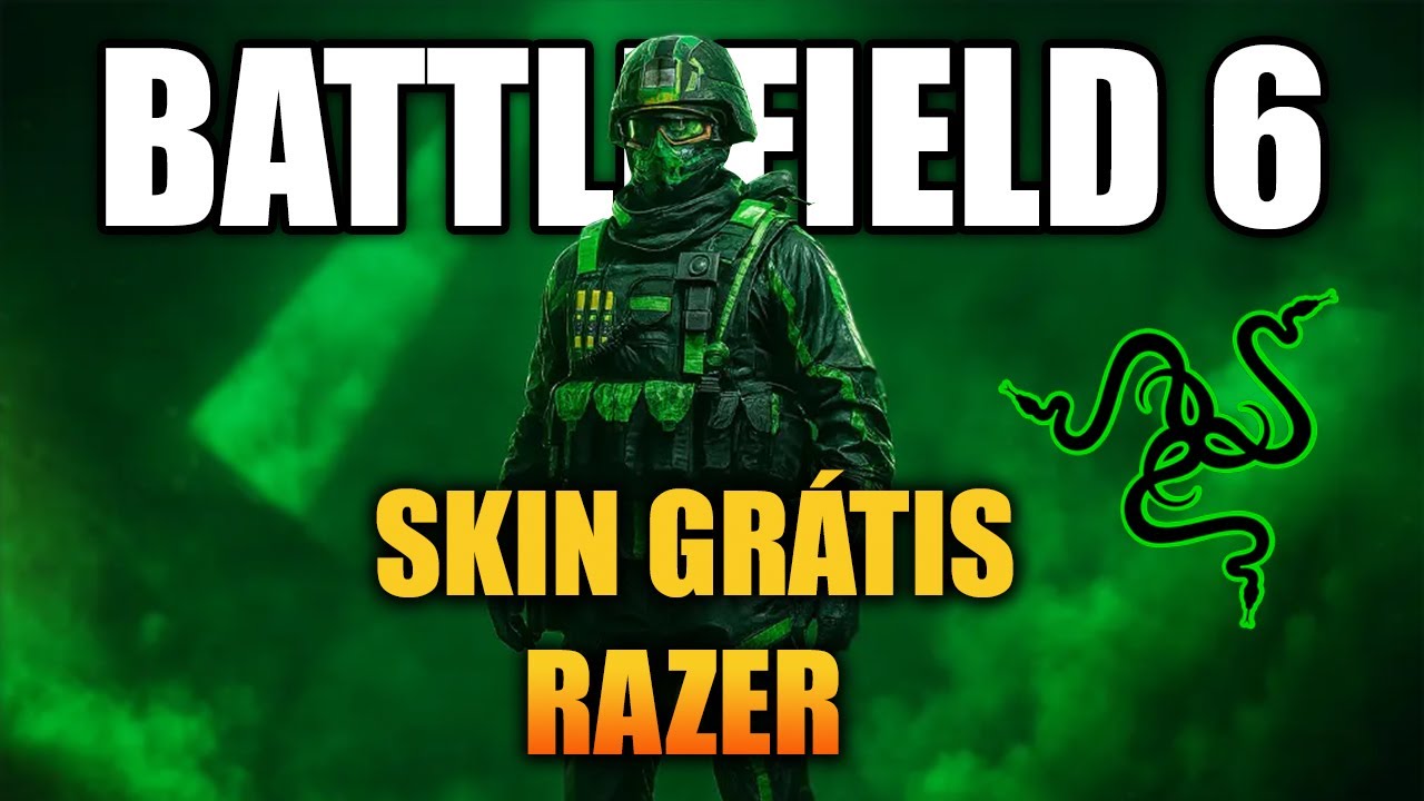 Como Resgatar Skin GRÁTIS da RAZER para BATTLEFIELD 6 - Passo a Passo ...
