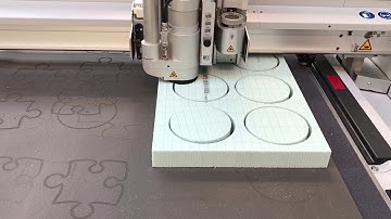 Routing 50 mm core foam with Zünd 3,6 kW router