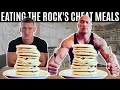 Bodybuilder tries The Rock's Cheat Day Meals *10,000 CALORIES*