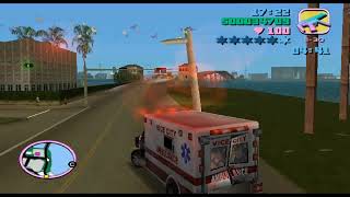 Gta Vice City - Paramedic Mission Level 6 7 Ambulance Siren