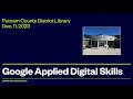 Google applied digital skills