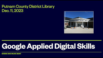 Google Applied Digital Skills