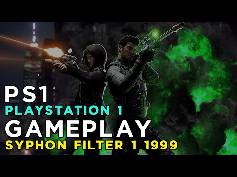 Syphon Filter 1 (1999) Gameplay - (PS1) PlayStation 1