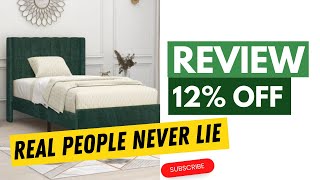 Eriksay Low Profile Upholstered Platform Bed With Wingback Headboard Review - Wade Logan - Wayfair