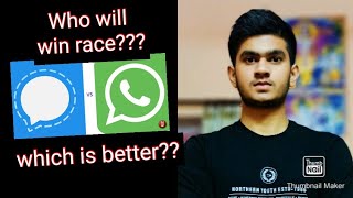 WhatsApp vs Signal(Hindi)2020 !! Signal is better than Whatsapp????