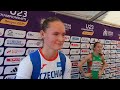 Adéla Sochorová po finále trojskokanek v Bergenu